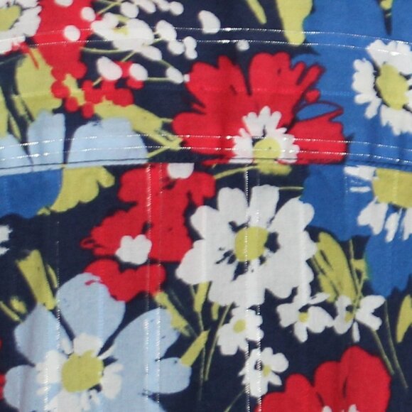 Alfred Dunner Floral 3/4 Sleeve Blouse - Picture 12 of 12